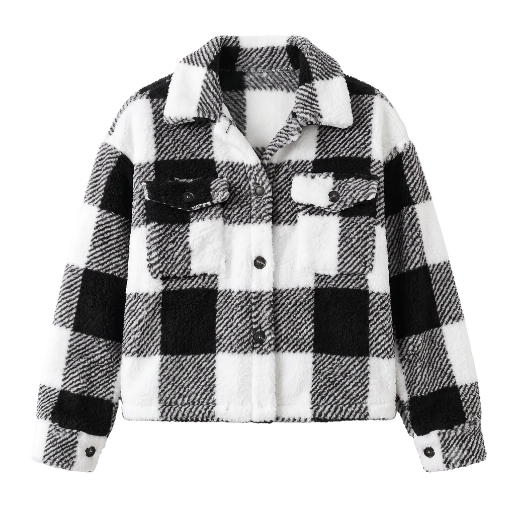 URBAN PLAID FLEECE Jacke