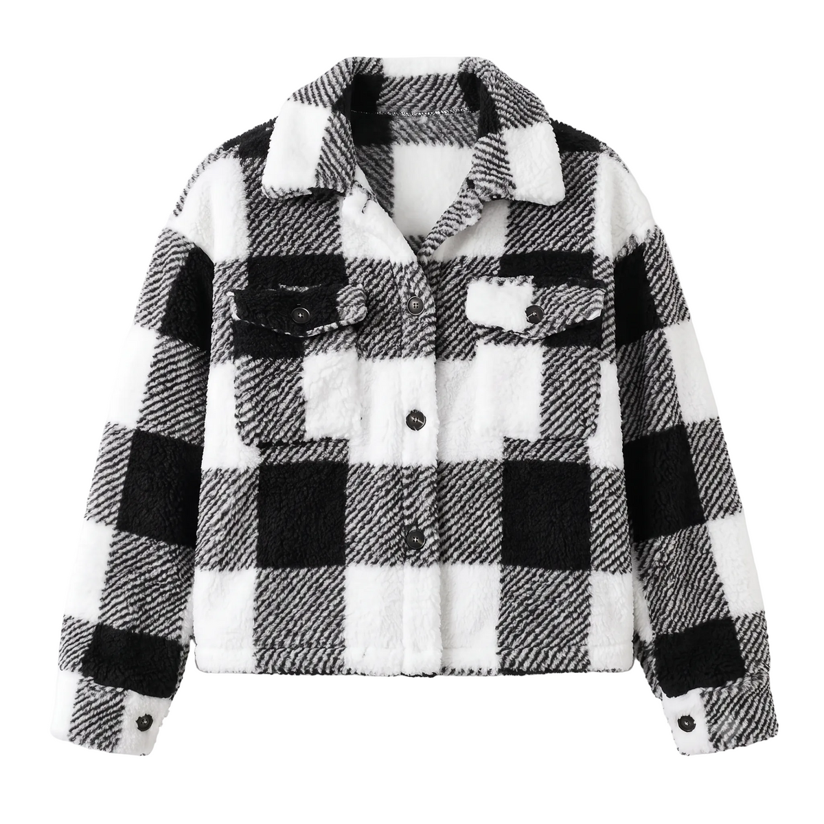 URBAN PLAID FLEECE Jacke