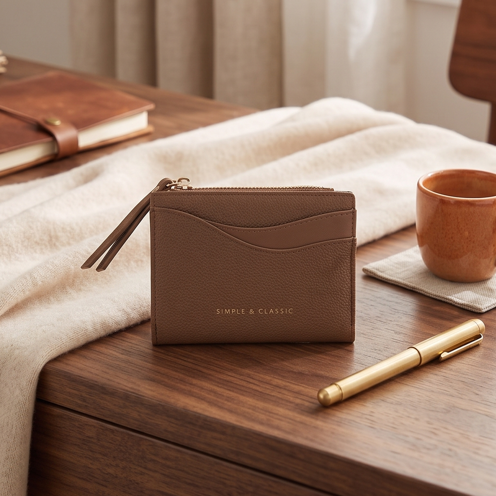 LYCHEE GRAIN CASUAL WALLET
