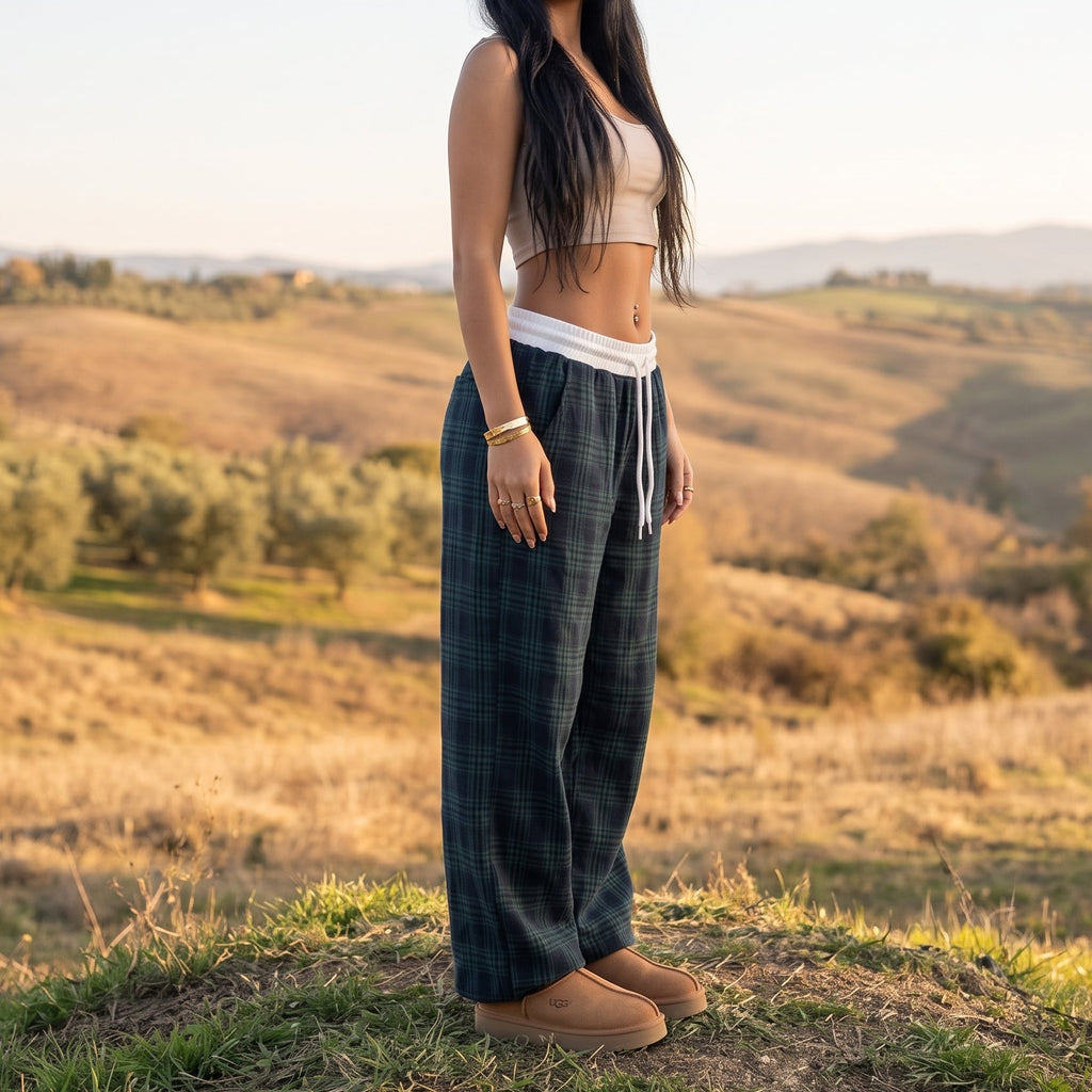 Kian Plaid Pants