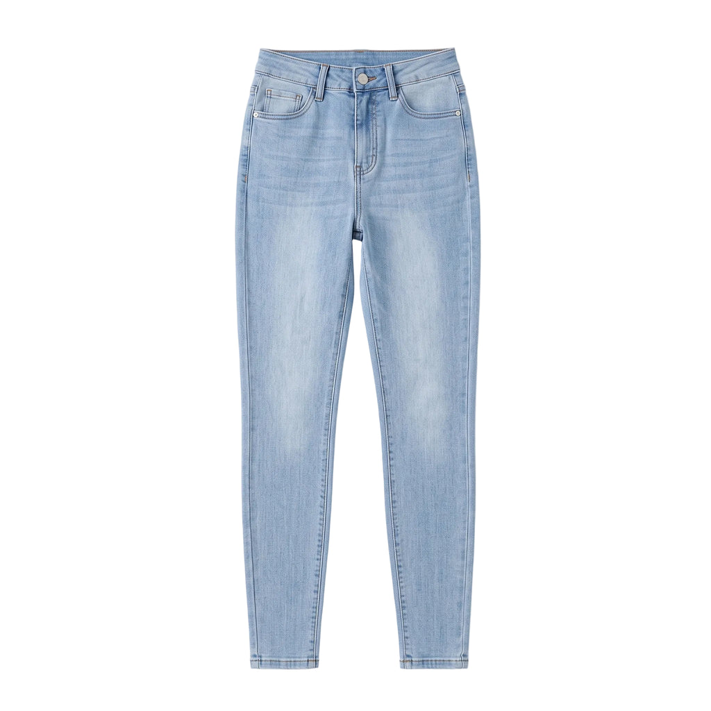 Lyra Skinny High-Stretch Stacked Jeans