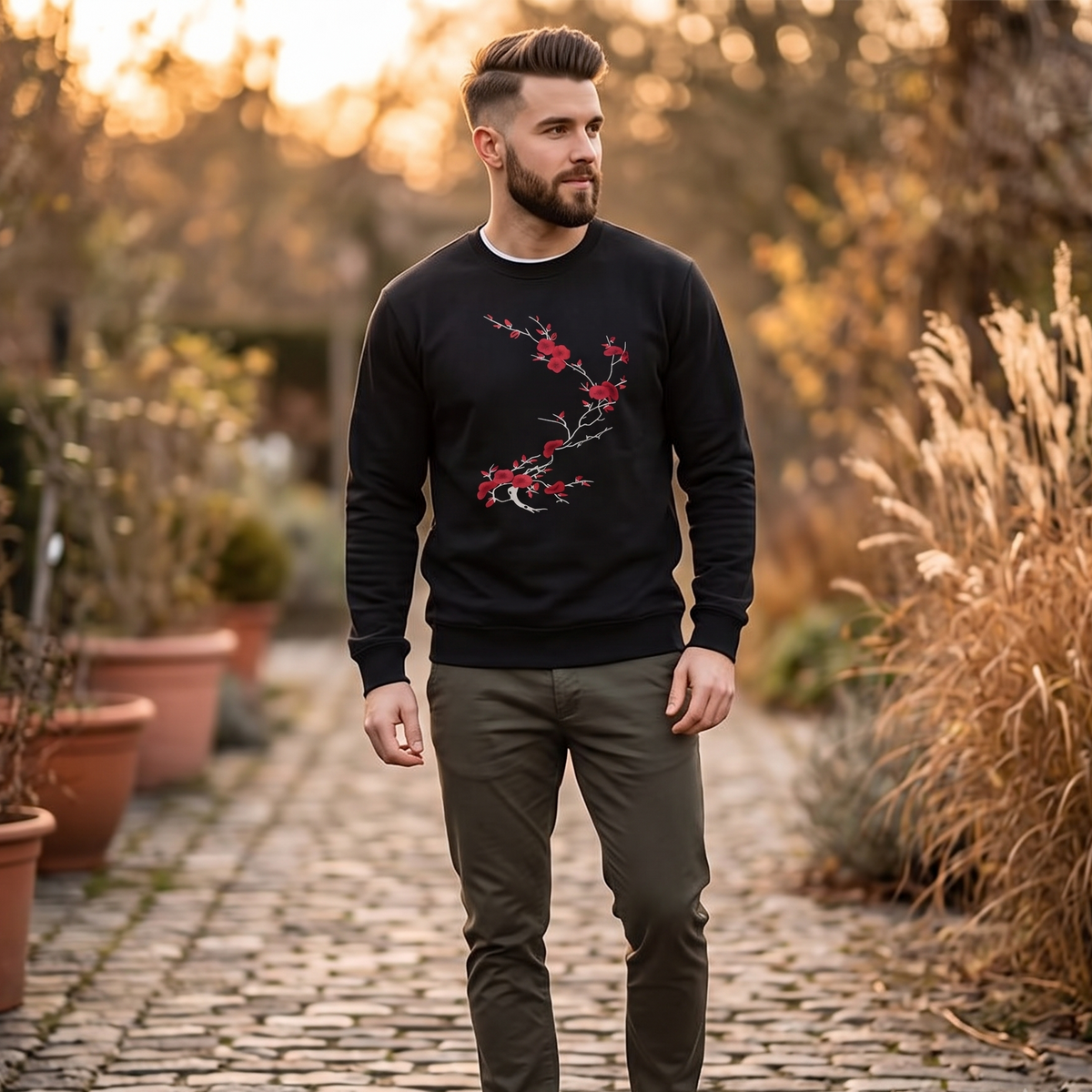 Cherry Blossom Branch Sweatshirt
