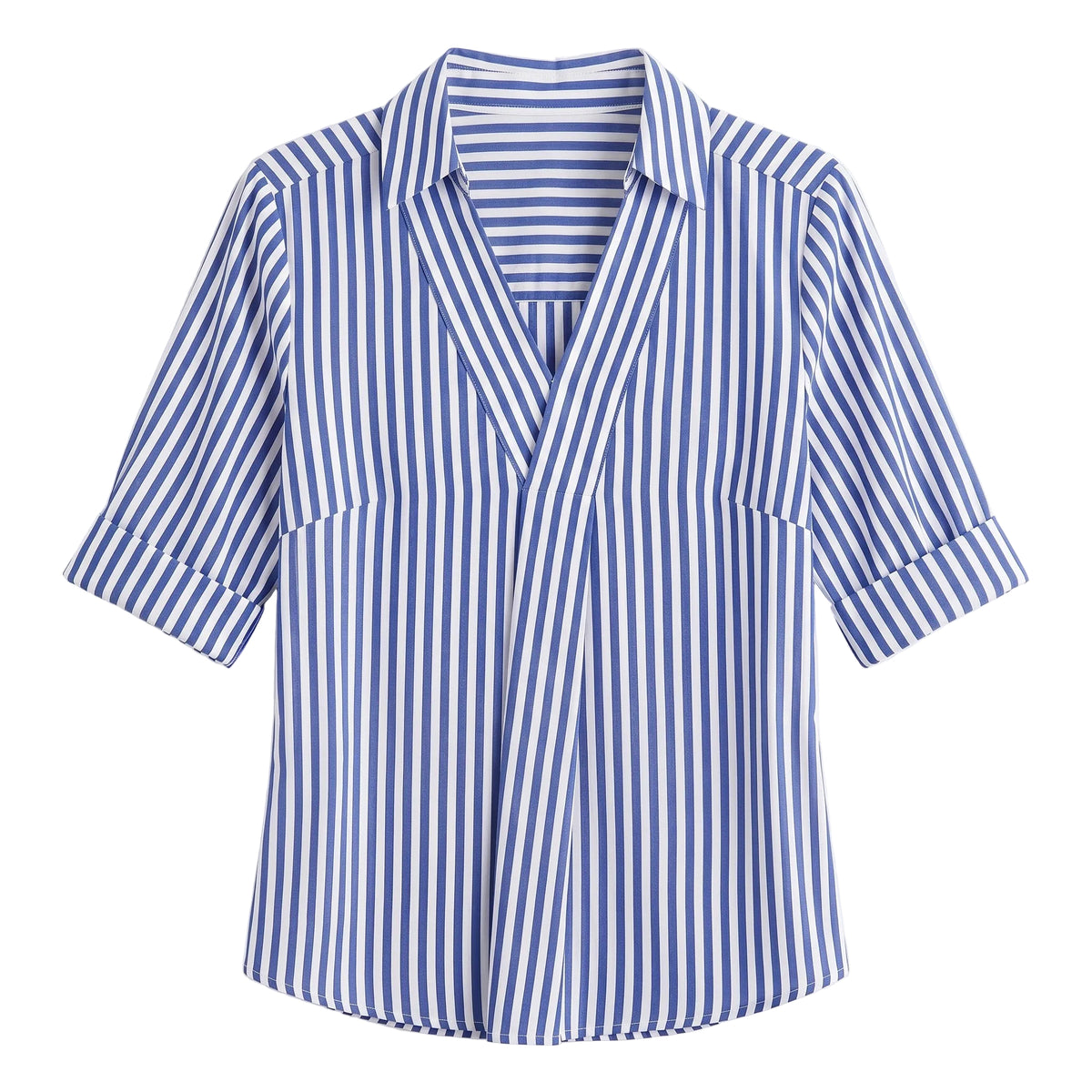 Wrap V-Neck Blouse