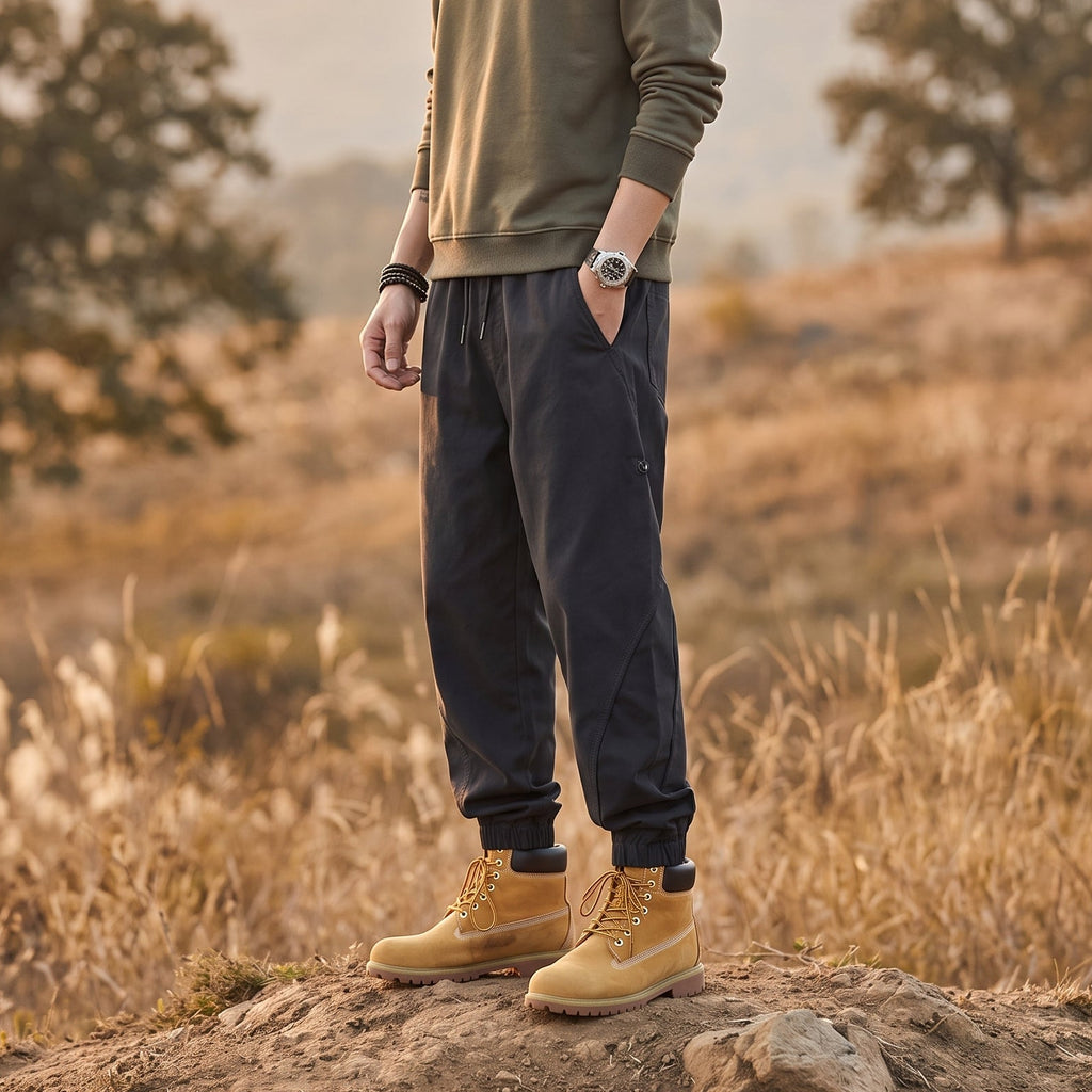 Retro Utility Wide-Leg Jogger