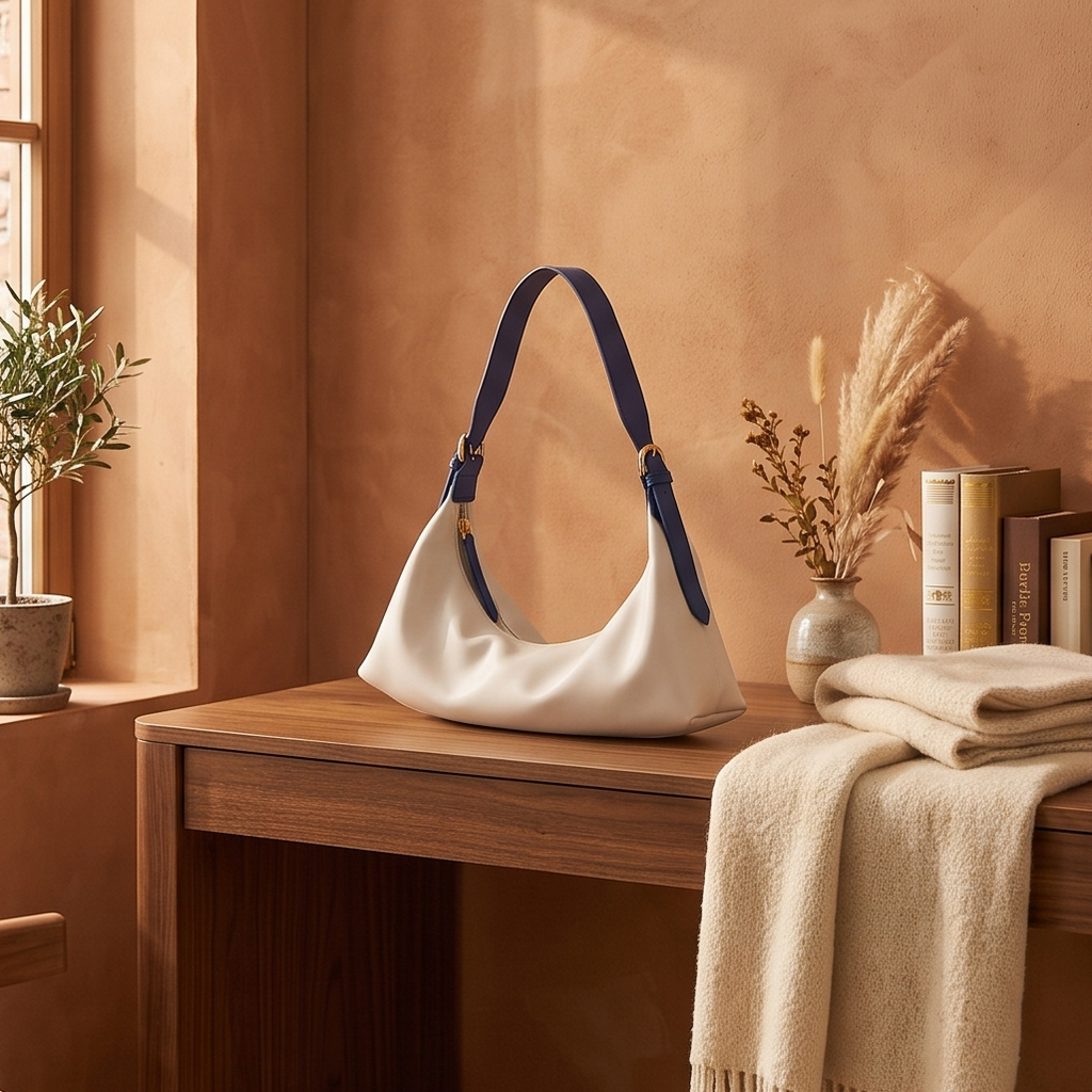 LEATHER UNDERARM BAG