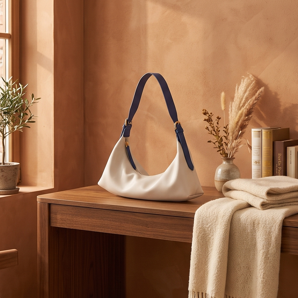 LEATHER UNDERARM BAG