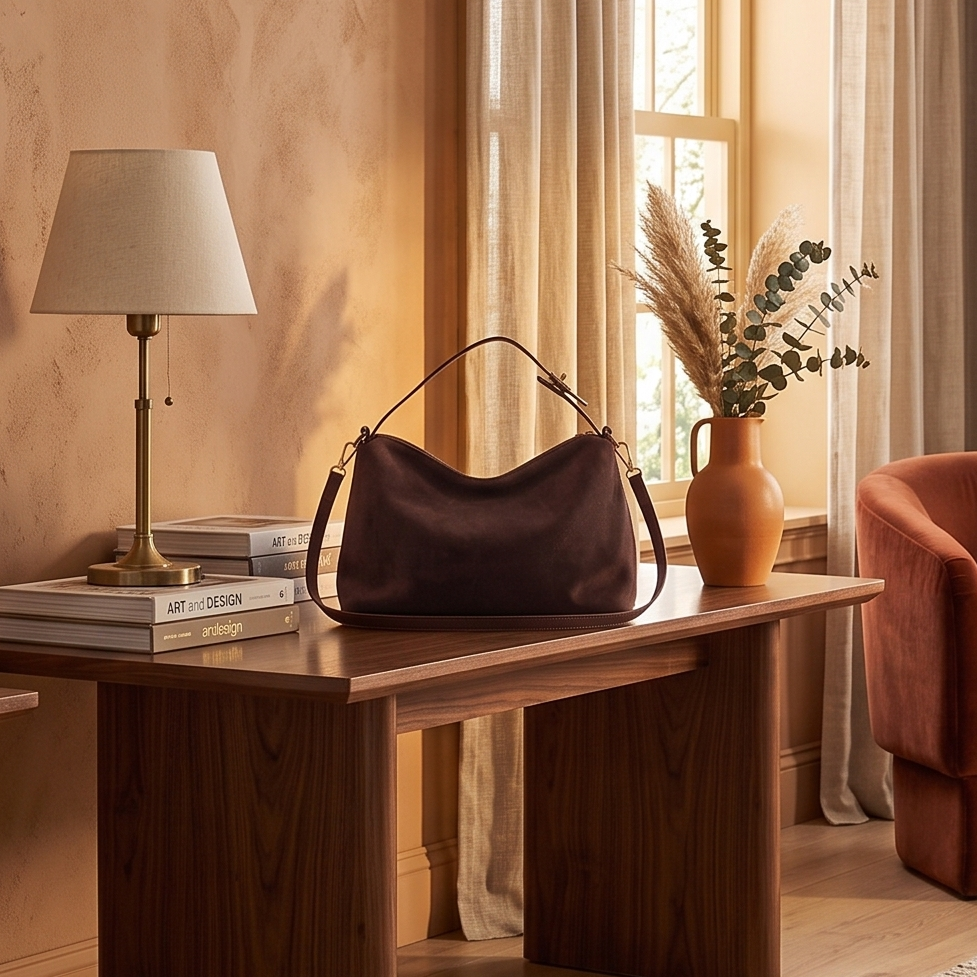 SUEDE SLOUCH BAG
