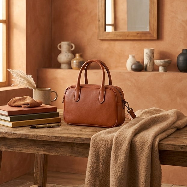 Urban Leather Square Bag