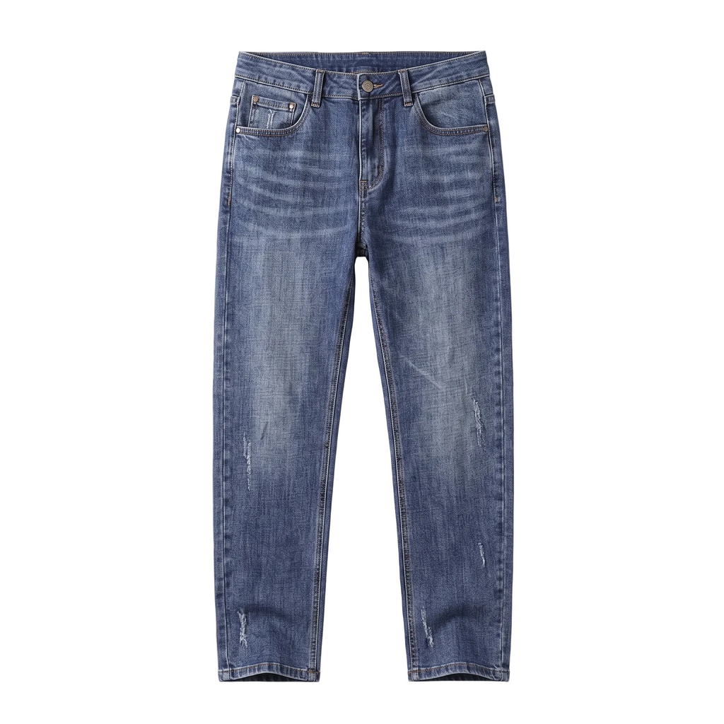 Premium Straight-Fit Denim Jeans