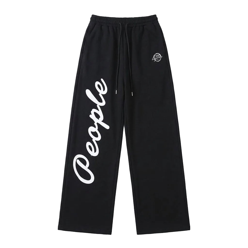 Kira Streetwear Wide-Leg Sweatpants