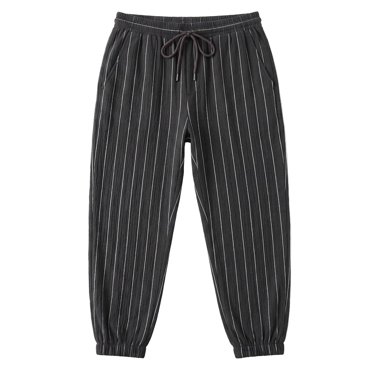 Urban Linen-Blend Striped Jogger