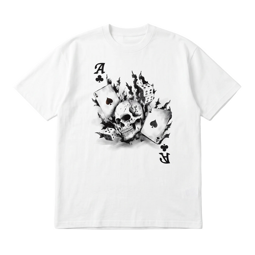 Ace & Skull Graphic T-Shirt