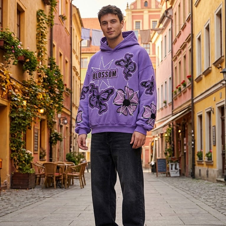 'Blossom Butterfly' Graphic Hoodie