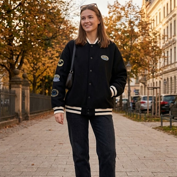 URBAN GEOMETRIC ZIP Jacke