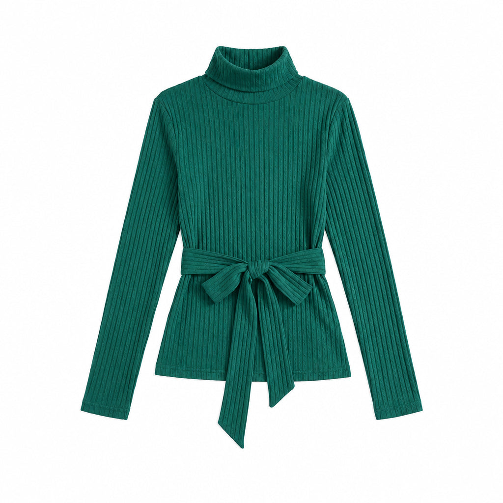 Ribbed Long-Sleeve Top